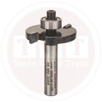 بنطة راوتر بوش لقاطعات الشقوق قطر 8 مم -اجمالى الطول 51 مم BOSCH Slot cutter 8x32x51