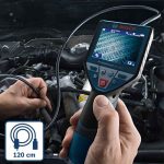 ⁦كاميرا استكشاف بوش للمناطق الضيقة والتى يصعب الوصول اليها مع شاشة LCD 3.5 بوصه ماليزي BOSCH - GIC 120 C⁩ - الصورة ⁦2⁩