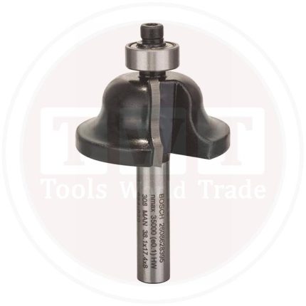 بنطة راوتر رومان اوجيه ثنائية الحزوز قطر8 مم- اجمالى الطول 61 BOSCH  Roman Ogee Bit 8, 38.1x61