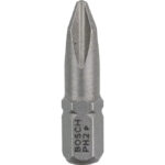 ⁦باكت سنون مفكات 100 قطعه بوش BOSCH  Screwdriver Bits Extra-hard PH2 25mm 100 Pcs⁩ - الصورة ⁦2⁩