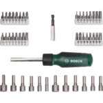⁦طقم مفكات وتشكيله من سنون بوش المفكات و اللقم 46 قطعه +مفك BOSCH  Sales-Campaign Set Mixed 46 Pc⁩ - الصورة ⁦2⁩