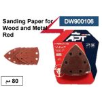 ⁦صنفرة صاروخ ترددي اي بي تي مثلثة 80 مم خشانة 40-60-80-120-240 موديل APT DW900106⁩ - الصورة ⁦3⁩