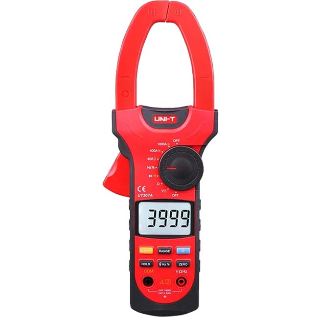 1 كلامب أمبير ديجيتال 1000 أمبير يو ني تي موديل UNI-T UT207A - الصورة 1