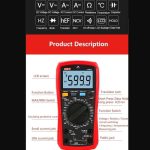 ⁦جهاز أفوميتر ديجيتال يو ني تي موديل  UNI-T UT890C⁩ - الصورة ⁦2⁩