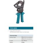 ⁦مقص كابلات ترس 500 مم ZUPPER TCR-500⁩ - الصورة ⁦2⁩
