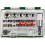 ⁦طقم لقم تشكيلة سنون بوش المفكات و اللقم 27 قطعه + ادابتر BOSCH  27 Pcs Screwd driver Set⁩ - الصورة ⁦3⁩
