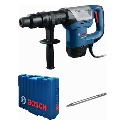 شاكوش بوش تكسير 5.7 كجم 1100 وات الكتروني يحتوي علي حقيبه مع 1 اجنه مدبب صيني BOSCH - GSH 500 - SDS MAX 280 mm