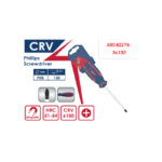 ⁦مفك صليبة 2 لون PH 3x150 اي بي تي APT  AH142274-3x150⁩ - الصورة ⁦2⁩