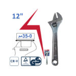 ⁦مفتاح فرنسـاوى هيفي ديوتي 12 بوصه 0-35مم أي بي تي موديل APT DW15180-300⁩ - الصورة ⁦3⁩