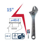 ⁦مفتاح فرنسـاوى هيفي ديوتي 15 بوصه 0-40مم أي بى تى APT DW15180-375⁩ - الصورة ⁦3⁩