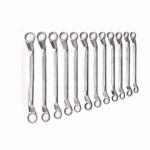 طقم مفتاح مشرشر ذاوية 75°  12 قطعه  7-6 مم / 30-32مم كروم فانديوم أي بى تى - SET12 موديل APT DW211406