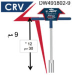 ⁦مفتاح بيبه حرف تي 9 مم أي بى تى موديل   APT DW491802-9⁩ - الصورة ⁦3⁩
