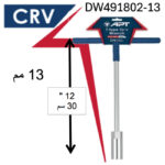⁦مفتاح بيبه حرف تي 13 مم أي بى تى موديل   APT DW491802-13⁩ - الصورة ⁦3⁩