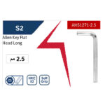 ⁦مفتاح ألـن مـسـدس طويل 2.5 مم ( S2 )أي بى تى موديل   APT AH51271-2.5⁩ - الصورة ⁦2⁩