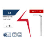 ⁦مفتاح ألـن مـسـدس طويل 8 مم ( S2 ) أي بى تى  موديل  APT AH51271-8⁩ - الصورة ⁦2⁩