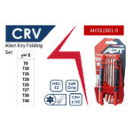 ⁦طـقـم ألـن مطوة نجمة 8 قطع  T09-T40 اي بي تي (CRV)موديل  APT AH551501-8⁩ - الصورة ⁦4⁩