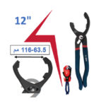 ⁦بنسة فلتر 12 بوصه 63.5-116 مم اي بي تي - موديل APT DW700802-12⁩ - الصورة ⁦3⁩