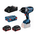 ⁦درل فك وربط بطارية بوش 3/4 بوصه 18 فولت 2 بطارية دقاق ليثيوم ايون ماليزي BOSCH - GDS 18V-1050 H⁩ - الصورة ⁦2⁩