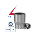 ⁦لقمة رباط مسدسه مربع 1/4 بوصه 7 مم أي بى تى - 25 APT CR-V⁩ - الصورة ⁦2⁩