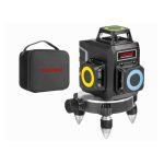 ميزان ليزر كراون 3 خط 30 متر ليزر اخضر 360 درجة مع ريموت موديل CROWN - CT44088