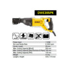 ⁦منشار اركيت امامي ديوالت 1100 وات موديل DEWALT DWE305PK⁩ - الصورة ⁦4⁩