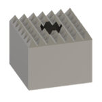 بنطة زنبرة مقاس 60*60 -بوش عدد السنون 7*7 BOSCH Bush Hammer (60X60 M.M, 7X7 Teeth)