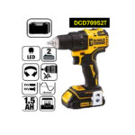 شنيور ديوالت دقاق بطاريه 13 مم 18 فولت 65 نيوتن 1.5 امبير موديل- DEWALT DCD709S2T