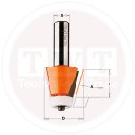بنطة Bevel Bit Corian S=12 D=50.8X22.2 19 CMT