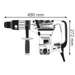 ⁦شاكوش بوش تكسير و تخريم 40 مم 1100 وات 5 كجم قوة الطرق 8.5 جول صيني BOSCH - GBH 5-40 D⁩ - الصورة ⁦3⁩