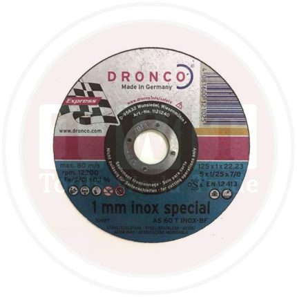 حجر قطعية حـديد ألمانى درونكو مقاس 4.5 بوصه 3.0-22 DRONCO