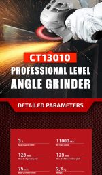 ⁦صاروخ قطعيه كراون 5 بوصه 700 وات موديل  CROWN - CT13010⁩ - الصورة ⁦2⁩