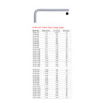 ⁦مفتاح ألن كي طويل مقاس 9/64 بوصة موديل 510N-9.64 تايواني KWG⁩ - الصورة ⁦2⁩