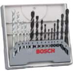 ⁦تشكيلة من البنط (حديد,خشب,طوب) 15 قطعة بوش BOSCH  Mixed Drill Bits 15 Pcs⁩ - الصورة ⁦3⁩