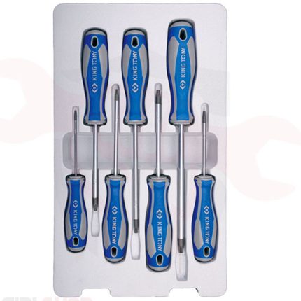 طقم مفكات نجمة 7 ق يد تى تايواني kwg M.5185-7P1  T10-T45