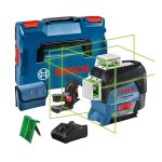 ⁦ميزان ليزر بوش  3 مستويات 80 متر بطارية ليثيوم ايون 12 فولت موديل BOSCH - GLL 3-80 CG BM⁩ - الصورة ⁦2⁩