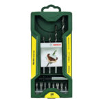 تشكيله من البنط متعدده الاستخدام + سنون مفكات + ادابتر 14 قطعه BOSCH  14 Pcs Multi-Material drill bits + Screw drivers