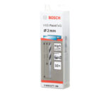 ⁦علبة بنط حدادى 10 قطع  قطر 2 مم بوينت تك BOSCH HSS Twist Drill Bit PointTeQ 2.0mm  PACK OF 10⁩ - الصورة ⁦2⁩