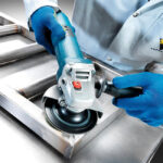 ⁦صنفره دائريه بوش 125 مم  BOSCH Sanding plate. For Bosch GEX 150  Ø125mm⁩ - الصورة ⁦3⁩