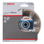 ⁦صينيه ديسك قطعية الماظ بوش للحجاره 4.5 بوصة BOSCH Diamond Disc for Stone - 115 x 22,23⁩ - الصورة ⁦2⁩