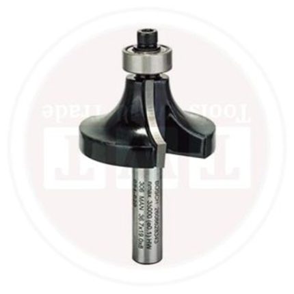 بنطة راوتر بوش لتدوير الحواف قطر 8 مم - اجمالى الطول  60 مم	BOSCH Rounding Over Bit 8, 36.7x60