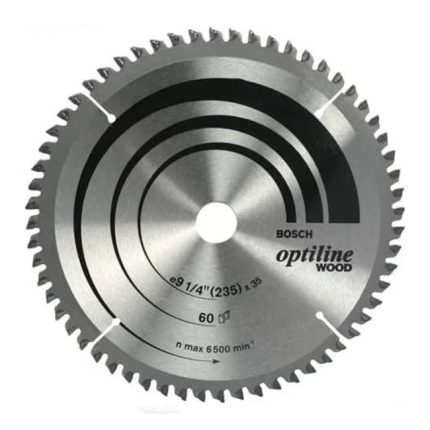 صينية منشار 9.25 بوصة  للخشب 60 سنة BOSCH Optiline CSB For Wood 235X2.5X35 (60)