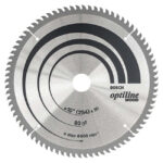 صينية منشار 10 بوصة  للخشب 80 سنة BOSCH Optiline CSB For Wood 254X30X25(80)