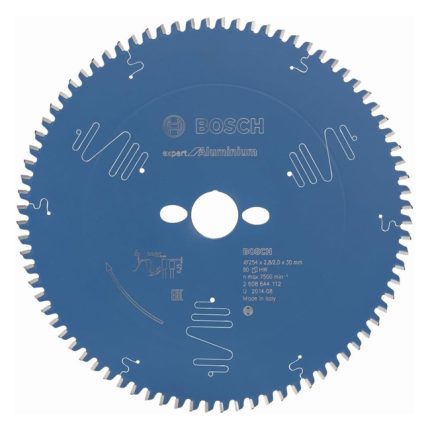 صينيه منشار 10 بوصه للالومنيوم 80 سنه BOSCH CSB Expert for Aluminium 10" 254X30 (80)