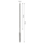 بنطة بلس فايف اكس للتخريم فى الخرسانة قطر 6مم بوش BOSCH 6x150x210