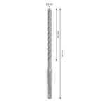 بنطة بلس فايف اكس للتخريم فى الخرسانة قطر 8مم BOSCH 8x100x160