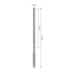 بنطة بلس فايف اكس للتخريم فى الخرسانة قطر 8مم BOSCH 8x150x210