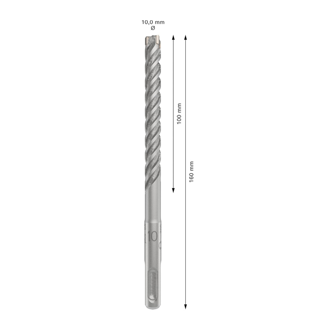 2608833798 بنطة بلس فايف اكس للتخريم فى الخرسانة قطر 10مم BOSCH 10x100x160mm - الصورة 1