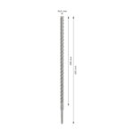 ⁦بنطة بلس فايف اكس للتخريم فى الخرسانة قطر 16مم BOSCH 16x400x460mm⁩ - الصورة ⁦3⁩