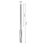 ⁦بنطة بلس فايف اكس للتخريم فى الخرسانة 10 قطع قطر 6مم BOSCH SDS plus-5X, 10 Pcs  6x100x160mm⁩ - الصورة ⁦4⁩