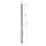 ⁦بنطة بلس فايف اكس للتخريم فى الخرسانة 10 قطع قطر 8مم BOSCH SDS plus-5X, 10 Pcs  8x100x160mm⁩ - الصورة ⁦3⁩